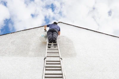Peinture extérieure à Larchant — façades et ravalement